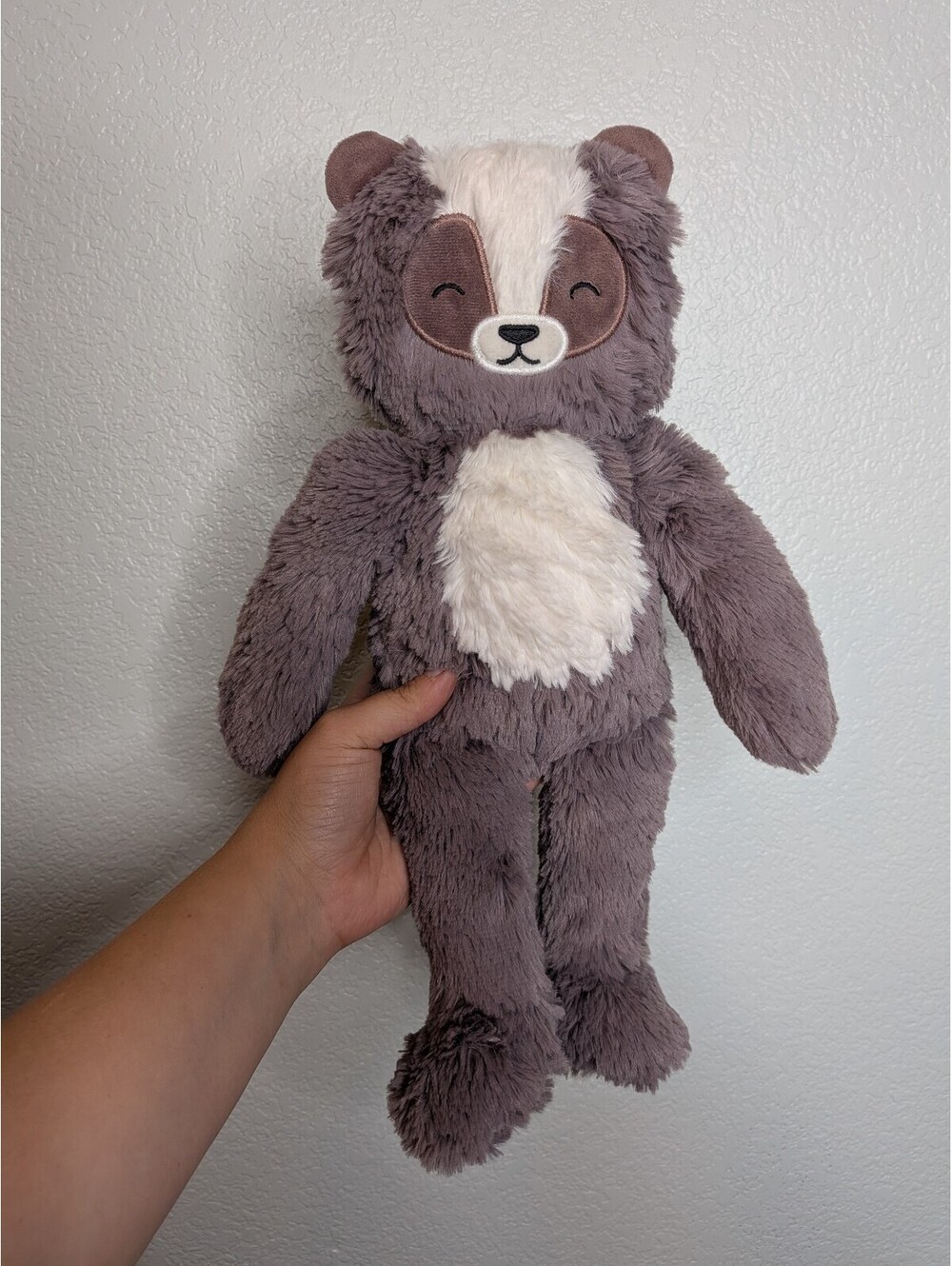 Slumberkins chocolate badger kin stuffed animal